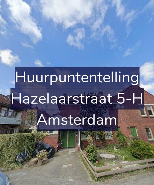 Foto gevel Huurpuntentelling voor Hazelaarstraat 5-H, Amsterdam