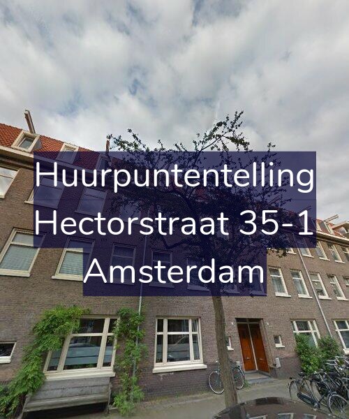 Foto gevel Huurpuntentelling voor Hectorstraat 35-1, Amsterdam