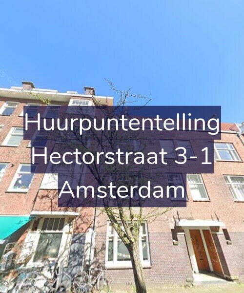 Foto gevel Huurpuntentelling voor Hectorstraat 3-1, Amsterdam