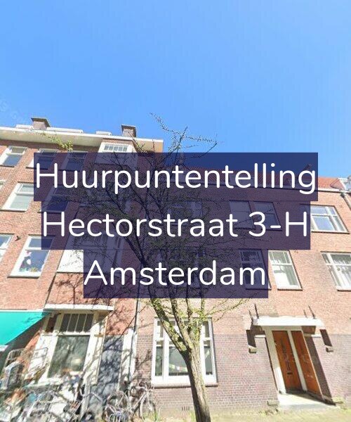 Foto gevel Huurpuntentelling voor Hectorstraat 3-H, Amsterdam