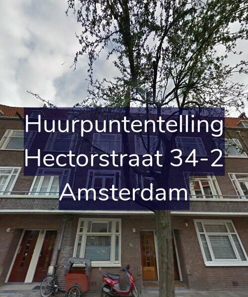 Foto gevel Huurpuntentelling voor Hectorstraat 34-2, Amsterdam