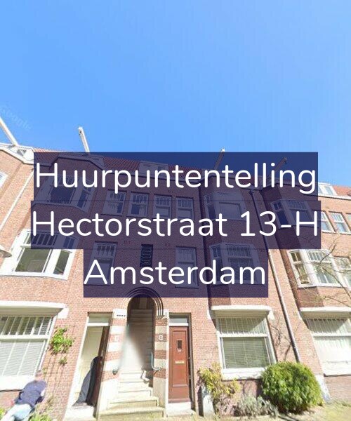 Foto gevel Huurpuntentelling voor Hectorstraat 13-H, Amsterdam