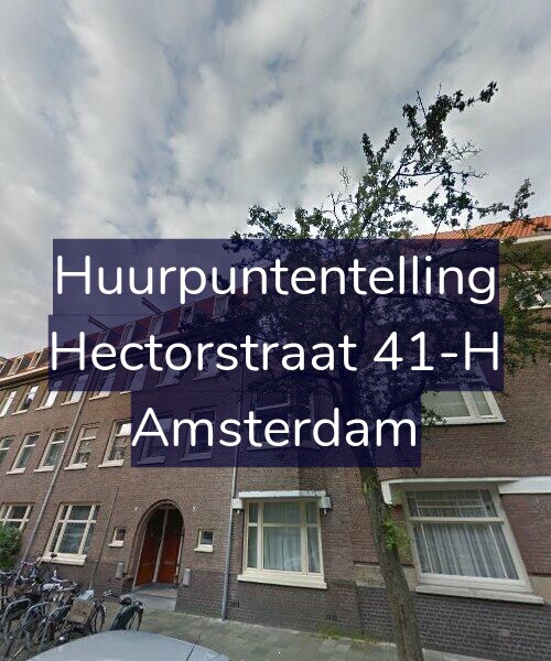 Foto gevel Huurpuntentelling voor Hectorstraat 41-H, Amsterdam