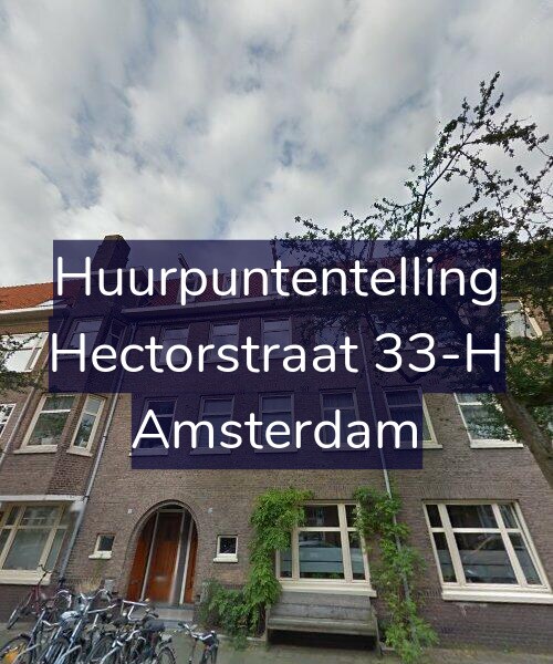 Foto gevel Huurpuntentelling voor Hectorstraat 33-H, Amsterdam