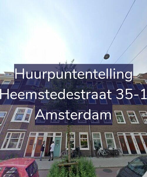 Foto gevel Huurpuntentelling voor Heemstedestraat 35-1, Amsterdam