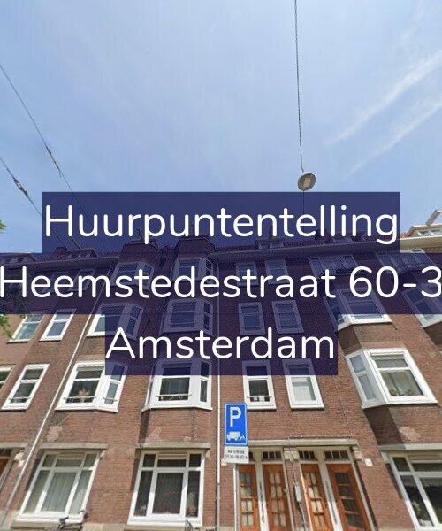 Foto gevel Huurpuntentelling voor Heemstedestraat 60-3, Amsterdam