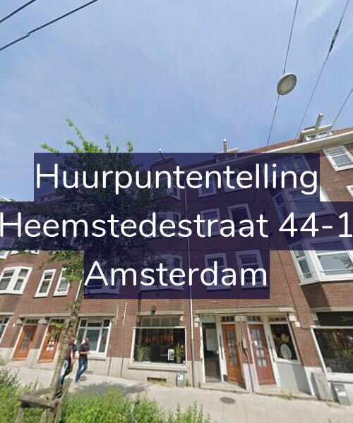 Foto gevel Huurpuntentelling voor Heemstedestraat 44-1, Amsterdam