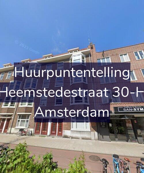 Foto gevel Huurpuntentelling voor Heemstedestraat 30-H, Amsterdam