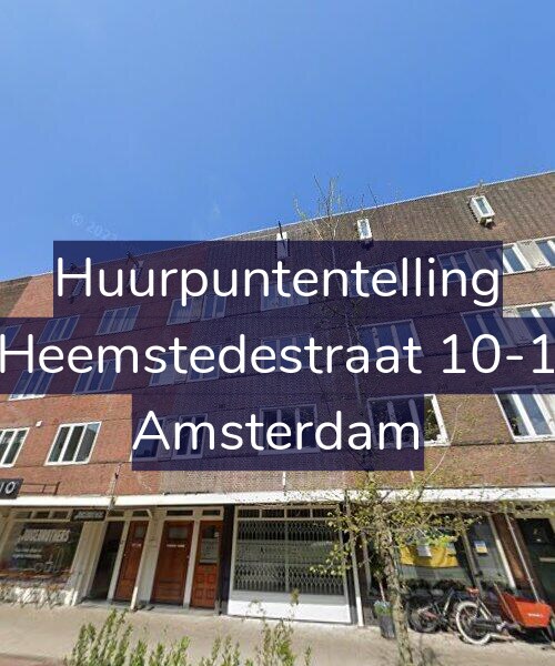 Foto gevel Huurpuntentelling voor Heemstedestraat 10-1, Amsterdam