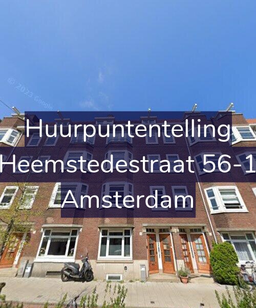 Foto gevel Huurpuntentelling voor Heemstedestraat 56-1, Amsterdam
