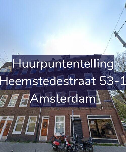 Foto gevel Huurpuntentelling voor Heemstedestraat 53-1, Amsterdam