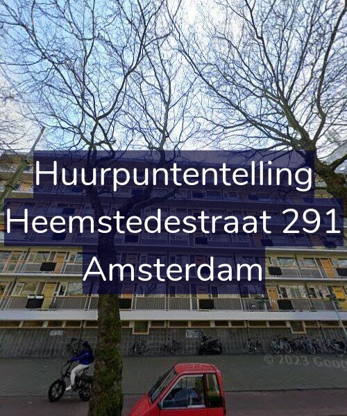 Foto gevel Huurpuntentelling voor Heemstedestraat 291, Amsterdam