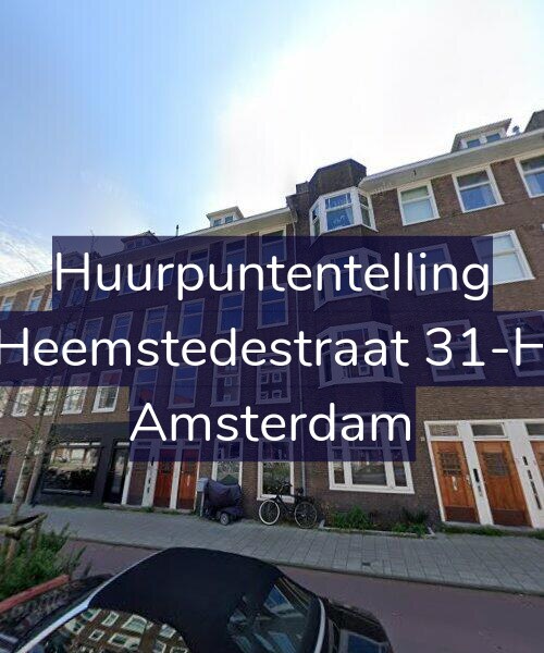 Foto gevel Huurpuntentelling voor Heemstedestraat 31-H, Amsterdam