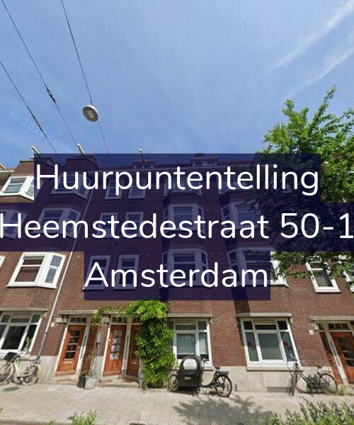 Foto gevel Huurpuntentelling voor Heemstedestraat 50-1, Amsterdam