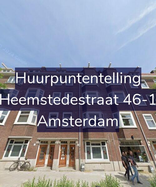 Foto gevel Huurpuntentelling voor Heemstedestraat 46-1, Amsterdam