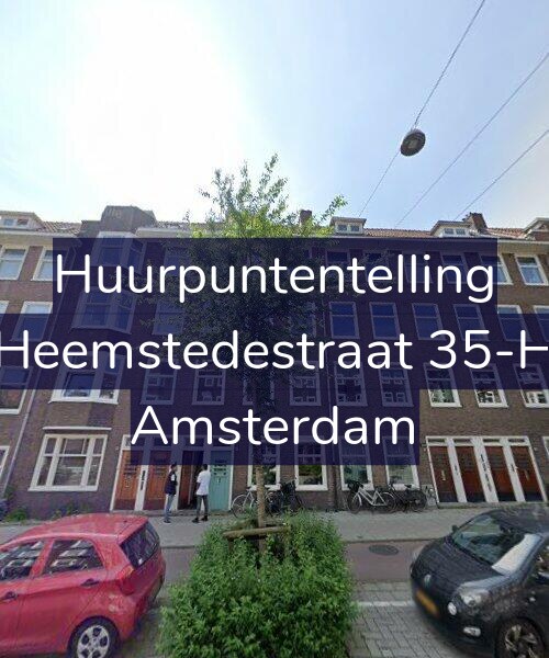 Foto gevel Huurpuntentelling voor Heemstedestraat 35-H, Amsterdam