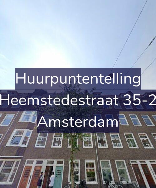 Foto gevel Huurpuntentelling voor Heemstedestraat 35-2, Amsterdam