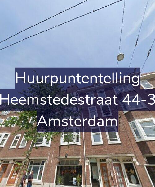 Foto gevel Huurpuntentelling voor Heemstedestraat 44-3, Amsterdam