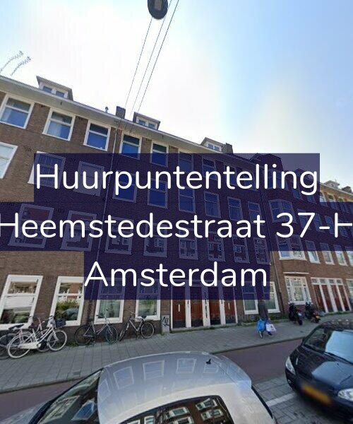 Foto gevel Huurpuntentelling voor Heemstedestraat 37-H, Amsterdam