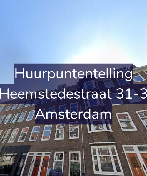 Foto gevel Huurpuntentelling voor Heemstedestraat 31-3, Amsterdam