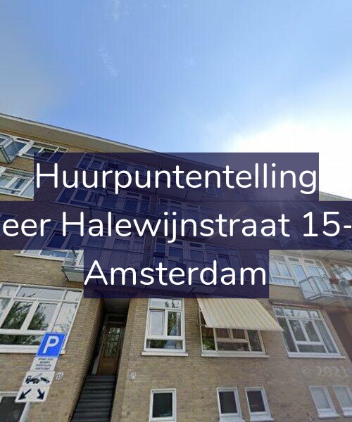 Foto gevel Huurpuntentelling voor Heer Halewijnstraat 15-3, Amsterdam