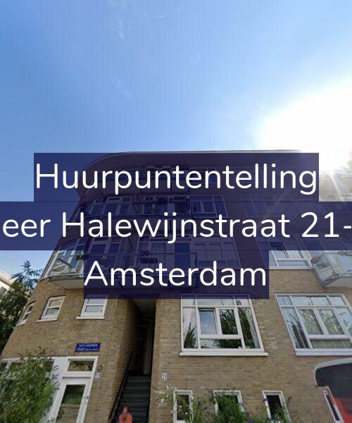 Foto gevel Huurpuntentelling voor Heer Halewijnstraat 21-3, Amsterdam