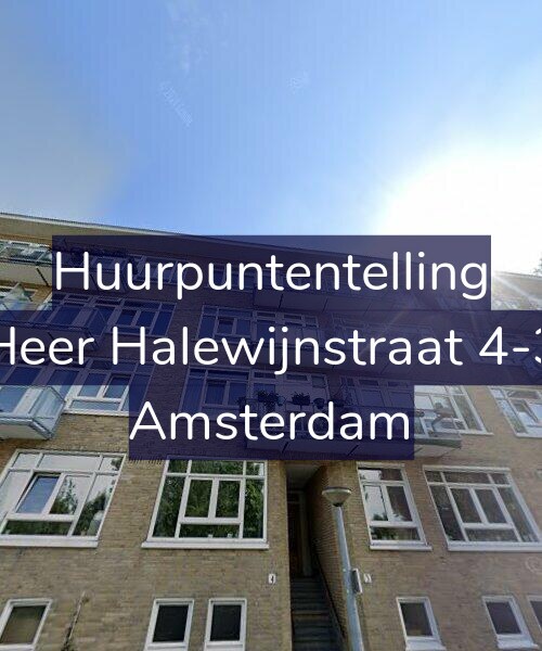 Foto gevel Huurpuntentelling voor Heer Halewijnstraat 4-3, Amsterdam