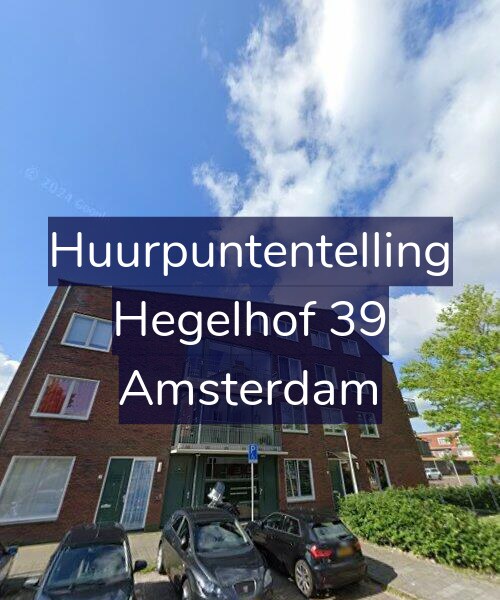 Foto gevel Huurpuntentelling voor Hegelhof 39, Amsterdam
