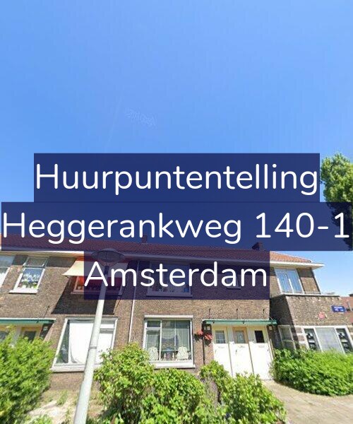 Foto gevel Huurpuntentelling voor Heggerankweg 140-1, Amsterdam