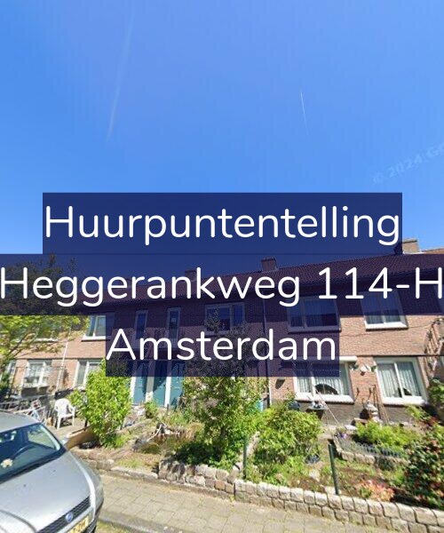 Foto gevel Huurpuntentelling voor Heggerankweg 114-H, Amsterdam