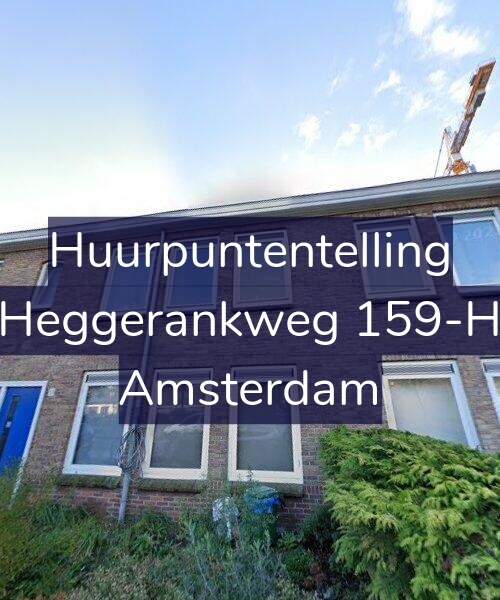 Foto gevel Huurpuntentelling voor Heggerankweg 159-H, Amsterdam