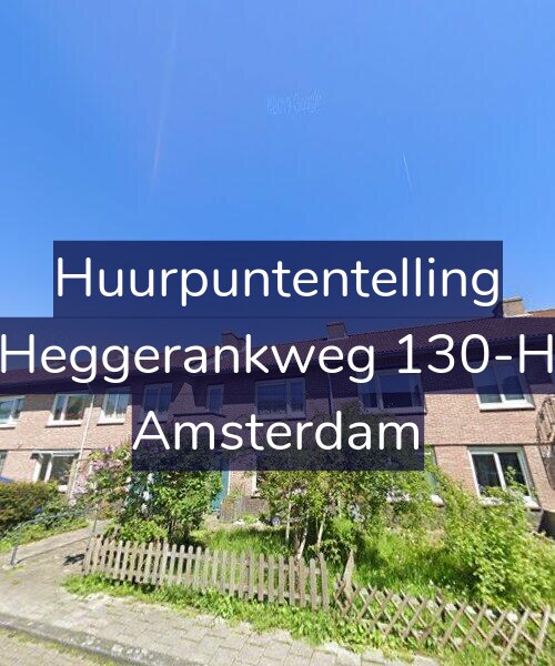 Foto gevel Huurpuntentelling voor Heggerankweg 130-H, Amsterdam