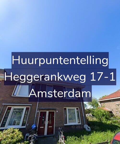 Foto gevel Huurpuntentelling voor Heggerankweg 17-1, Amsterdam