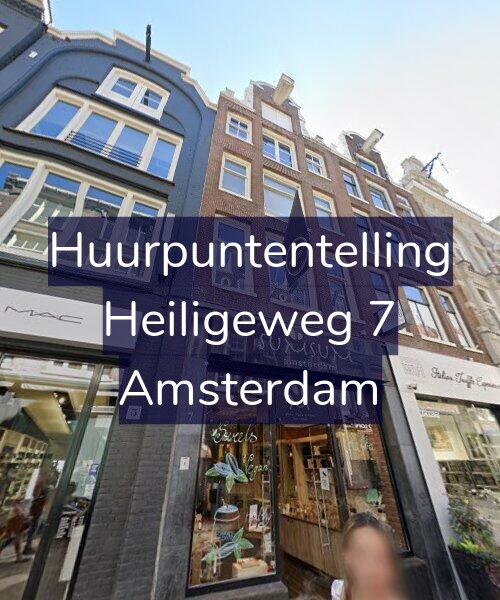 Foto gevel Huurpuntentelling voor Heiligeweg 7, Amsterdam