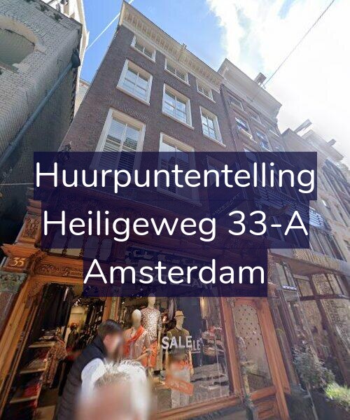 Foto gevel Huurpuntentelling voor Heiligeweg 33-A, Amsterdam