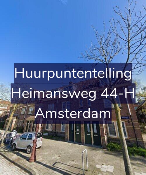 Foto gevel Huurpuntentelling voor Heimansweg 44-H, Amsterdam