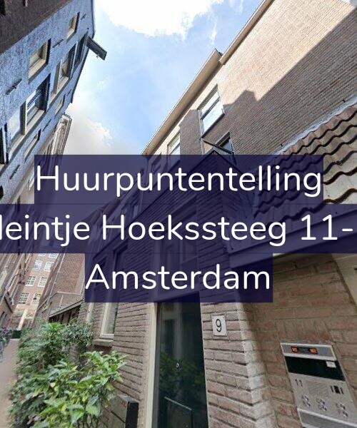 Foto gevel Huurpuntentelling voor Heintje Hoekssteeg 11-B, Amsterdam
