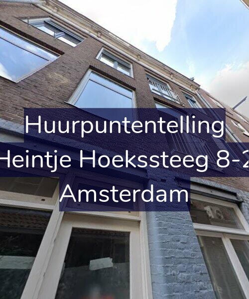 Foto gevel Huurpuntentelling voor Heintje Hoekssteeg 8-2, Amsterdam