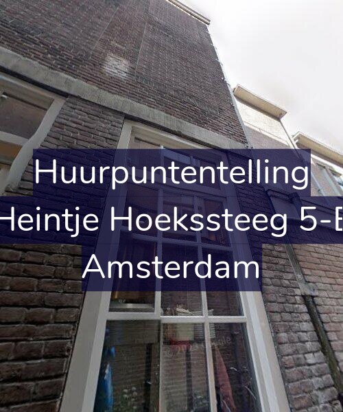 Foto gevel Huurpuntentelling voor Heintje Hoekssteeg 5-E, Amsterdam
