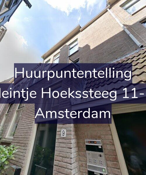 Foto gevel Huurpuntentelling voor Heintje Hoekssteeg 11-D, Amsterdam
