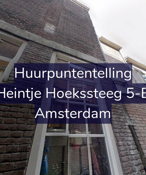 Foto gevel Huurpuntentelling voor Heintje Hoekssteeg 5-B, Amsterdam