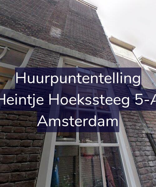 Foto gevel Huurpuntentelling voor Heintje Hoekssteeg 5-A, Amsterdam
