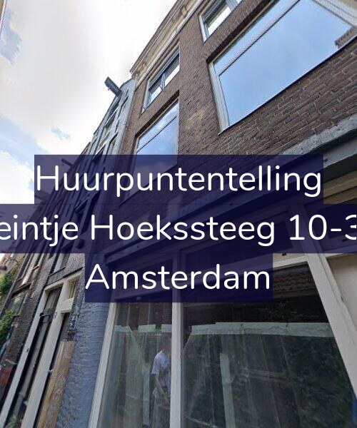 Foto gevel Huurpuntentelling voor Heintje Hoekssteeg 10-3A, Amsterdam