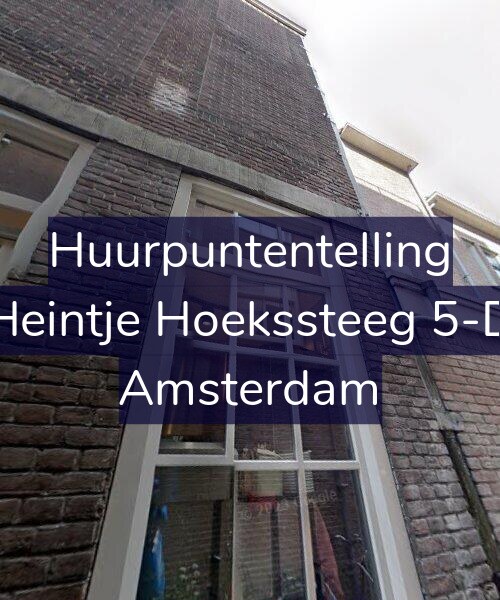 Foto gevel Huurpuntentelling voor Heintje Hoekssteeg 5-D, Amsterdam
