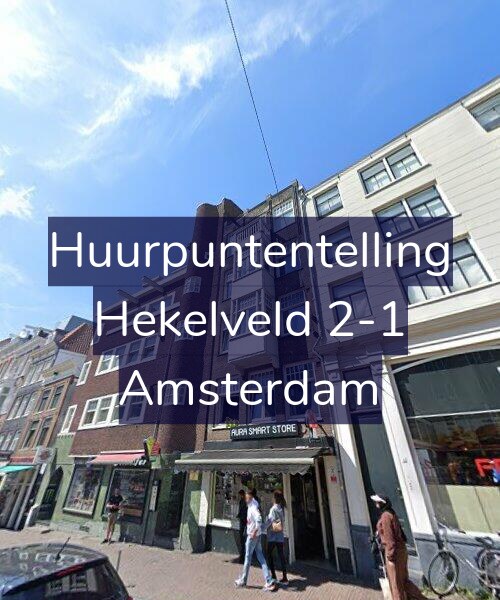 Foto gevel Huurpuntentelling voor Hekelveld 2-1, Amsterdam