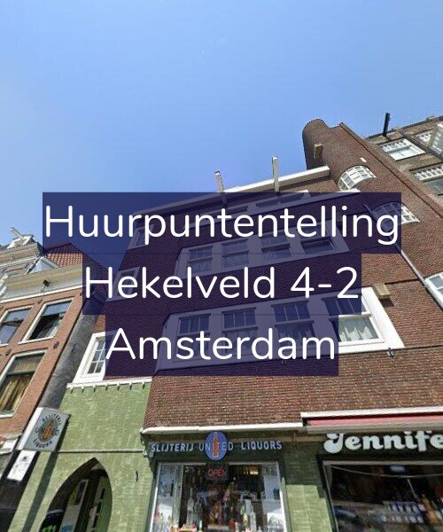 Foto gevel Huurpuntentelling voor Hekelveld 4-2, Amsterdam