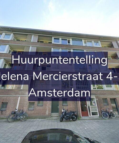 Foto gevel Huurpuntentelling voor Helena Mercierstraat 4-H, Amsterdam