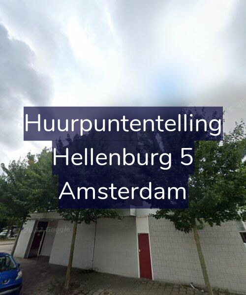 Foto gevel Huurpuntentelling voor Hellenburg 5, Amsterdam