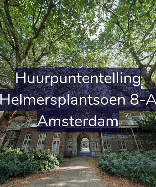 Foto gevel Huurpuntentelling voor Helmersplantsoen 8-A, Amsterdam