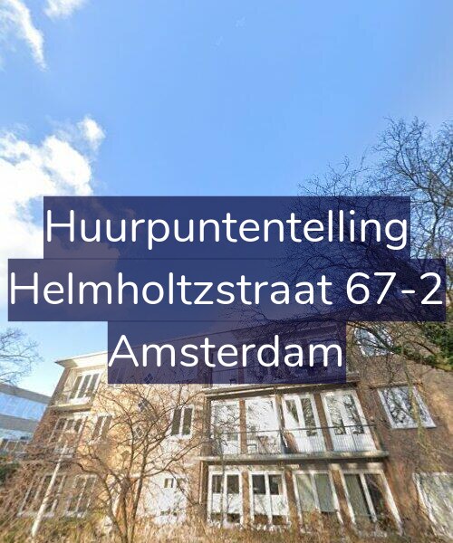 Foto gevel Huurpuntentelling voor Helmholtzstraat 67-2, Amsterdam
